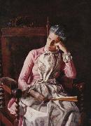Thomas Eakins Miss Amelia C. Van Buren Germany oil painting artist